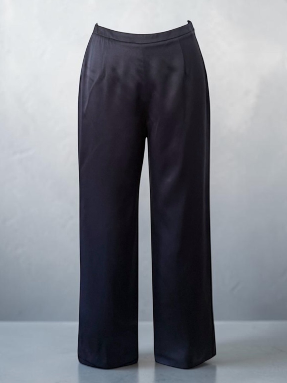 Giorgio Armani Neiman Marcus Blue Silk Pants
